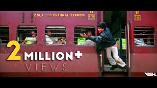 DDLJ and CHENNAI EXPRESS train scenes  | Shah Rukh Khan | FAN EDIT