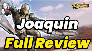 JOAQUIN FALCON FULL REVIEW! T4, ISO-8 \u0026 RED STARS TODAY! LIBERTY WAR TEAM | MARVEL Strike Force