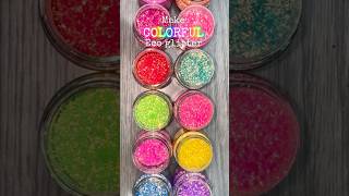 Make Your Own Vibrant COLORFUL Eco Glitter!