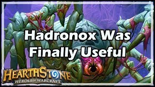 [Hearthstone] Hadronox Was Finally Useful