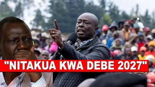 KIMEUMANA!! DP Gachagua hints at vying for president in 2027 to challenge Ruto!