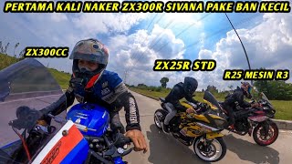 ZX25R SIVANA MAKIN KENCANG PAKE ECU RACING + VELG KECIL‼️LAWAN R25 BORE