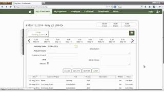 How to enter and edit timesheets in TimeRewards