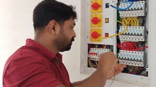 THREE PHASE DB Dressing || Selector switch connection || Explaining RCCB & MCB || Distribution box