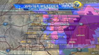 Eastern New Mexico gets hit with wintry blast