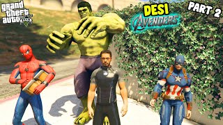 DESI Avengers  in GTA 5 Funny Mod (Hindi) | DESI Funny Avengers (Part 2)