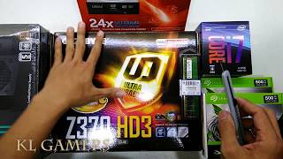 intel Core i7 8700 GIGABYTE Z370 HD3 500GB SSD Cooler Master MASTERBOX MB600L