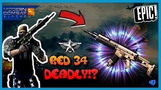 Red 34 is Deadly!? For Middle ranked players! - Modern Combat 5 (MC5)