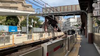 [乗り物] 東横線 代官山駅  東急電鉄と 東京メトロ Toyoko Line Daikanyama Station Tokyu Railway and Tokyu Metro Train