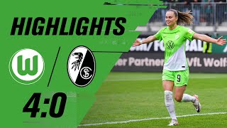 Doppelpack Pajor | Highlights | VfL Wolfsburg - SC Freiburg 4:0