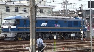 JR貨物 EF210-301号機の入れ換えの様子 天神川駅 2012.10