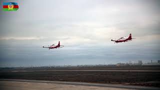 Bakıda Azərbaycan və Türkiyə hərbi pilotlarının birgə təlim uçuşları icra olunub