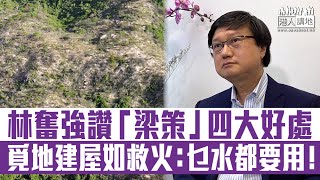 【短片】【多管齊下】林奮強稱港府覓地建屋如救火：乜水都要用！大讚「梁策」四大好處、實事求是助長者、年輕人、公義層面絕大突破、一次過追回2.5萬單位、可行性高、對庫房零影響！