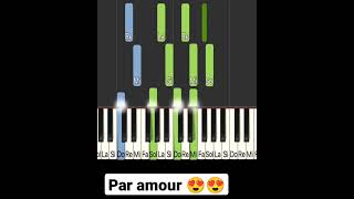 Dinos - Par amour piano EASY INSTRU 😍🔥🔥 #hiveraparis #pianotuto #pianofacile #dinos