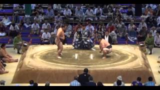 Kihonoumi vs Higoarashi Day 13 Sumo Nagoya Basho July 2014