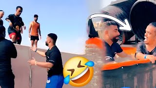 best Arab Friends Pranks / Arabs are Very funny / مزحة مع البالونات🤣اسف دحدوح