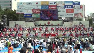 舞龍人　向日葵  高知よさこい祭り　全国大会2014　中央公園会場