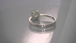 Aquamarine Square Gemstone Sterling Ring by gemtownusa on ebay