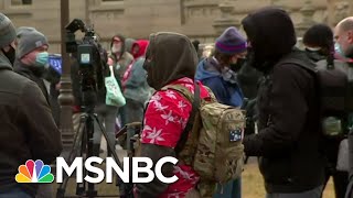 Armed Protesters Arrive At Michigan Capitol | MSNBC