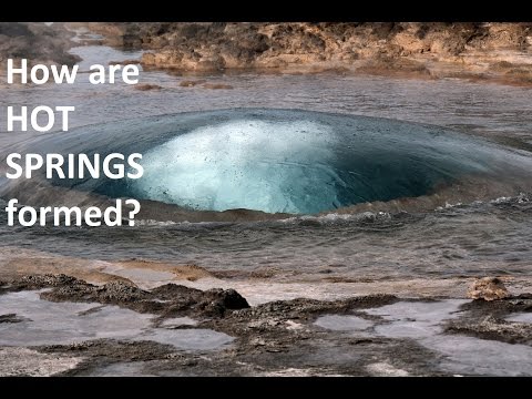 What is a hot spring volcano?