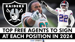 Las Vegas Raiders Free Agency Rumors: Top NFL Free Agent Targets At Each Position In 2024