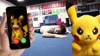 CALLING PIKACHU ON FACETIME AT 3 AM!! (ELECTROCUTED)