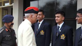 Sainik School Bijapur, Anniversary, Cadets Greeting , Maj Gen Retd KN Mirji VSM ,16 Sept 2014