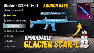 Glacier SCAR-L Skin 3.5 Update #pubgmobile #bgmi #pubgleaks #glacierm416 #glacierscarl