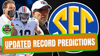 SEC West - *UPDATED* Record Predictions (Late Kick Cut)