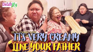 MAMA LULU TEASING HER DAUGHTER APPLE ABOUT HER DAD (OTAKOYAKISOBA) | DRAFTIFY