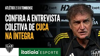 COLETIVA: CUCA ANALISA VITÓRIA DO ATLÉTICO E PROJETA PRÓXIMOS COMPROMISSOS