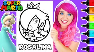 Coloring Princess Rosalina Super Mario Coloring Page | Ohuhu Art Markers