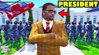 Franklin Become The Most Dangerous President In GTA 5 | SHINCHAN and CHOP