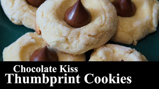 Chocolate Kiss Thumbprint Cookie Recipe | Hershey’s Kiss | CHOCOLATE |The Southern Mountain Kitchen