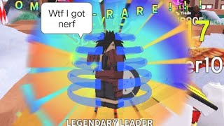 Roblox (All star) Madara/legendary leader nerf showcase