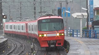 [ 復活した重連運用！]名鉄1802F+1805F 1364ﾚ急行犬山 犬山遊園駅到着