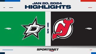 NHL Highlights | Stars vs. Devils - January 20, 2024