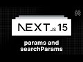 Next.js 15 Tutorial - 21 - params and searchParams