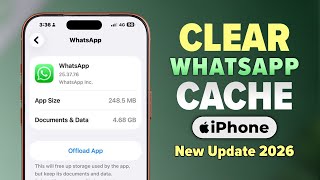 How to Clear WhatsApp Cache on iPhone in 2026!
