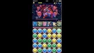 【パズドラ】１８号を使ってみたくて！　降臨チャレンジ【ノーコン】黄泉神　覚醒ネプチューンPT