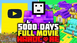 I Survived 5000 Days in Minecraft Hardcore! [FULL MINECRAFT MOVIE]