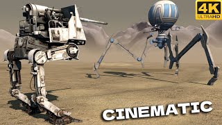 GALACTIC EMPIRE vs CIS BATTLE DROIDS - Men of War: Star Wars Mod (4K, Cinematic)