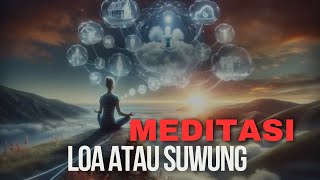 MEDITASI LOA ATAU SUWUNG #agungwebe #temanngopiteve