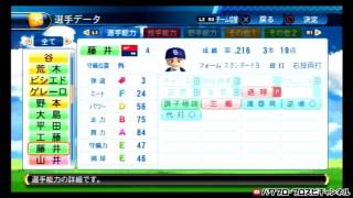 【パワプロ2017】　中日ドラゴンズ　全選手能力データ 開幕版 【実況パワフルプロ野球2017】　パワプロ2016大型アップデート