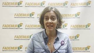 #DiaMujerRural. presidenta Federación de Asociaciones de Mujeres Rurales (Fademur), Teresa López