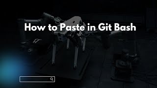 How to Paste in Git Bash