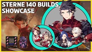 WOTV - Wing of Destiny Sterne 140 builds, review \u0026 showcase + Dark Bahamut