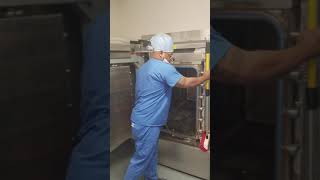 Sterilizer cleaning and check drain