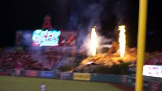 2015.04.10 Angel Stadium firework after David Freese's home run