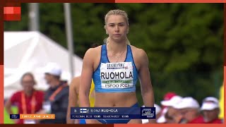 Ilona Ruohola | Women's Triple Jump | European Athletics  Championship | Espoo 2023 | Afternoon race